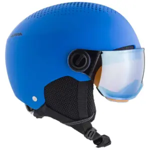 Alpina Snow Zupo Visor Q Lite Helm Met Vizier Blauw