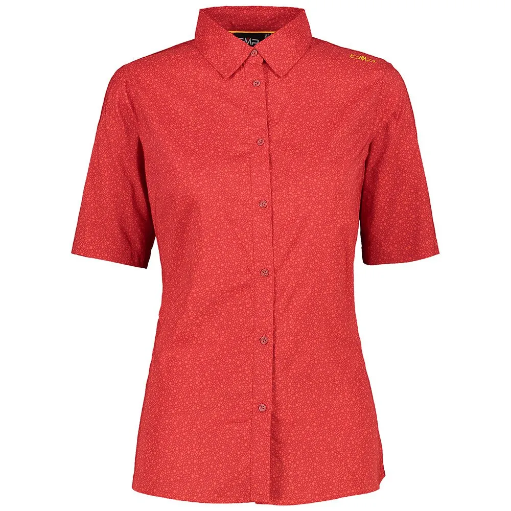 Cmp 30t7016 Overhemd Met Korte Mouwen Scarlet / Cherry