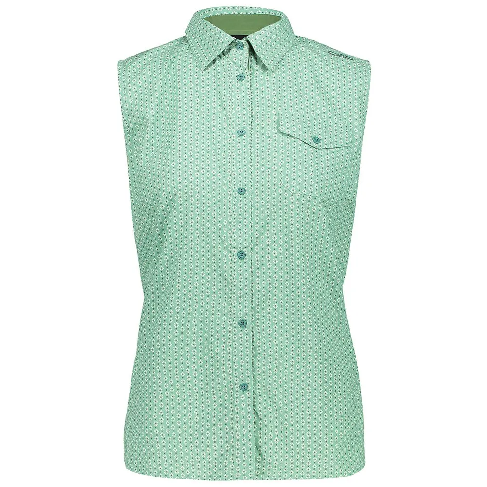 Cmp 30t7906 Mouwloos Shirt Neptune / Leaf