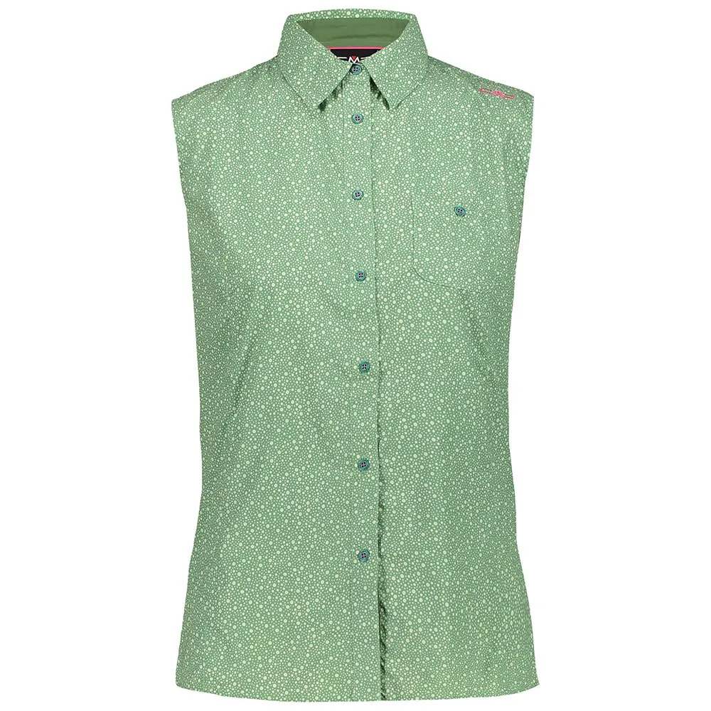Cmp 30t9596 Mouwloos Shirt Leaf / Neptune