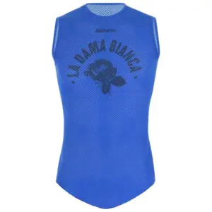 Santini Uci Lugano 1953 Mouwloos Basislaag Blauw
