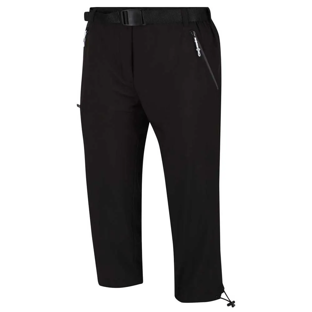 Regatta Xert Capris Light Broek Zwart