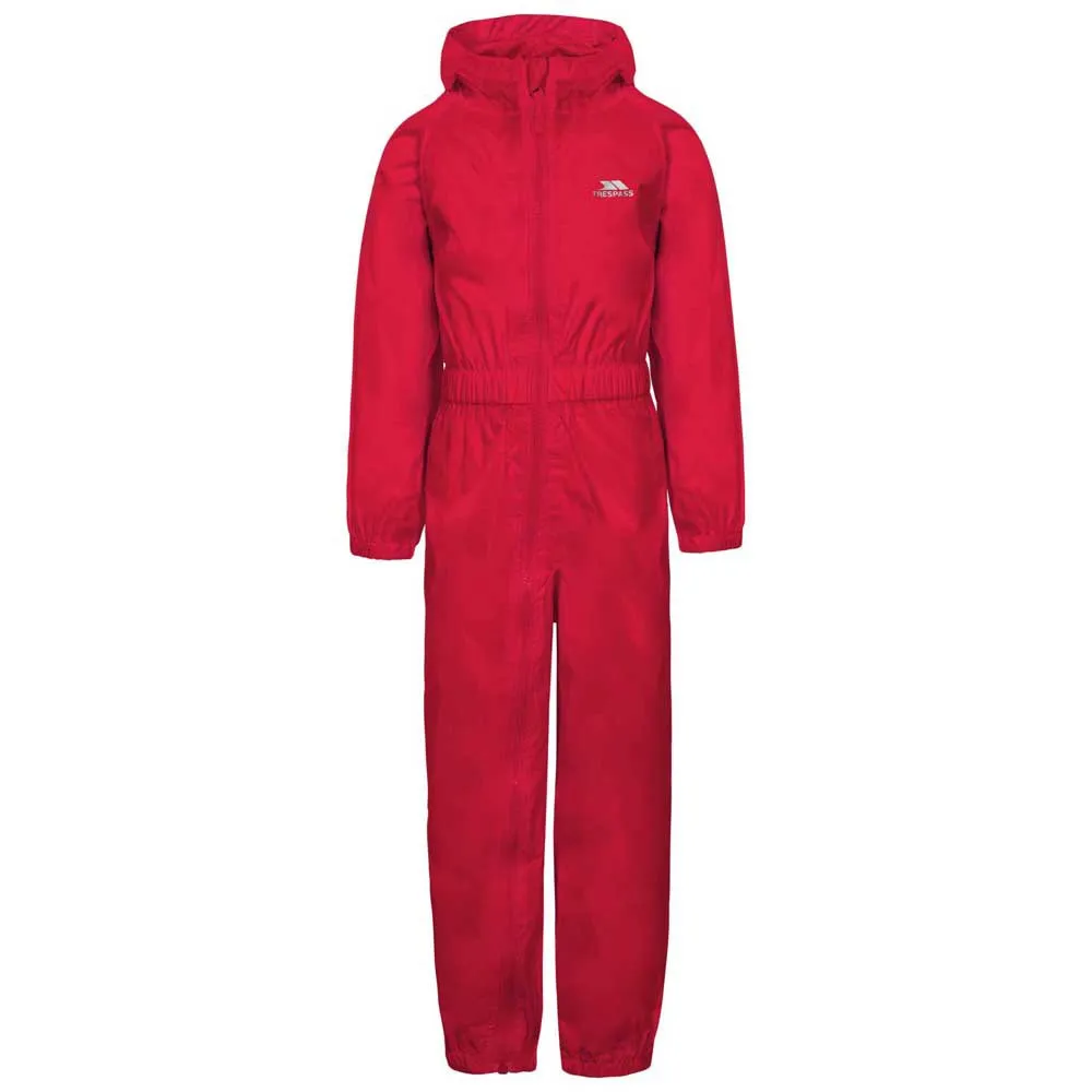 Trespass Button Overall Rood