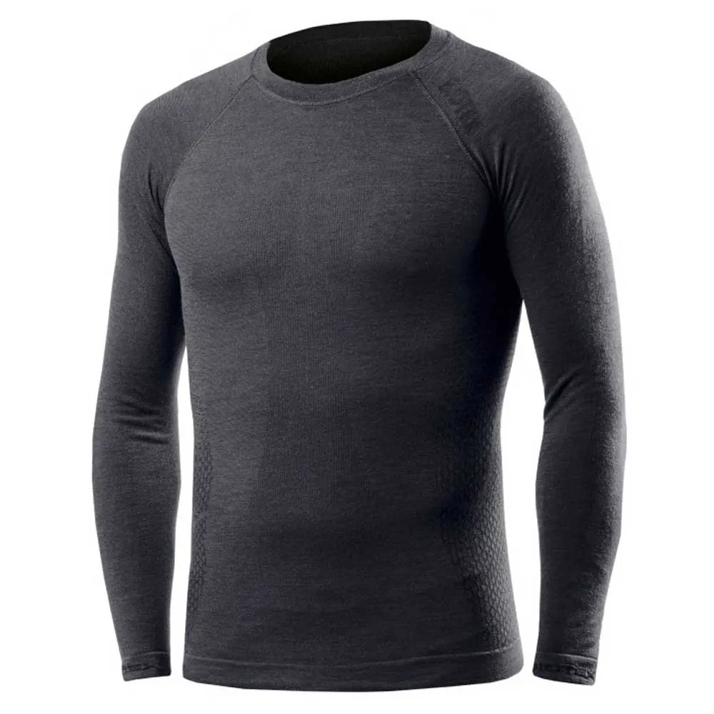 Biotex Merino Lange Mouwen Basislaag Grijs