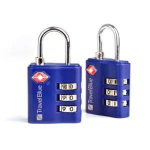 Travel Tsa-goedgekeurd Kofferslot Met 3-cijferige Combinatie Verpakking Van 2 Multicolor