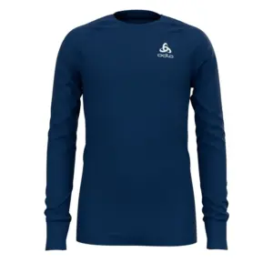 Odlo Active Warm Eco Crew Lange Mouwen Basislaag Blauw