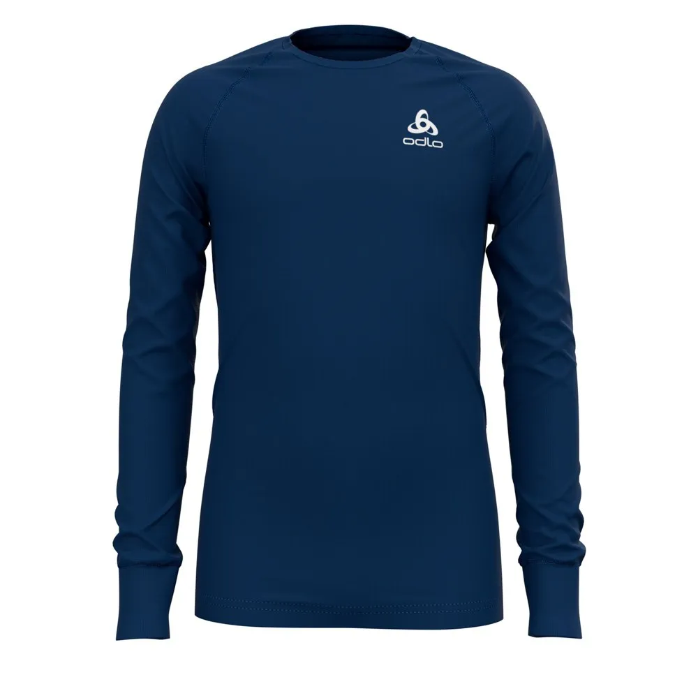 Odlo Active Warm Eco Crew Lange Mouwen Basislaag Blauw