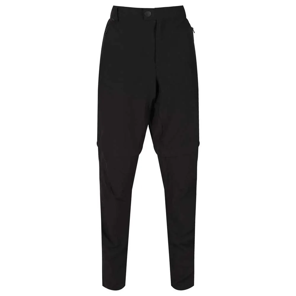 Regatta Highton Zip-off Broek Zwart
