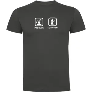 Kruskis Problem Solution Trek T-shirt Met Korte Mouwen Grijs