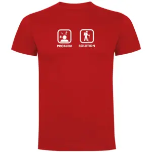 Kruskis Problem Solution Trek T-shirt Met Korte Mouwen Rood