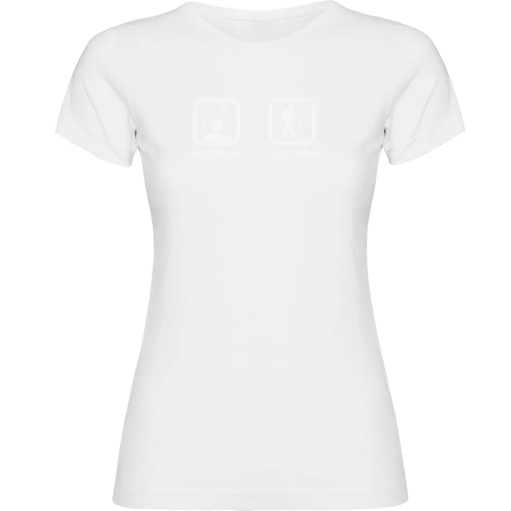 Kruskis Problem Solution Trek T-shirt Met Korte Mouwen Wit