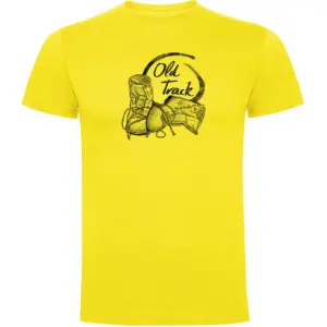 Kruskis Old Track T-shirt Met Korte Mouwen Geel