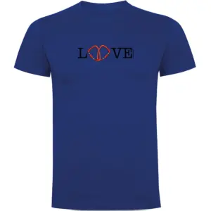 Kruskis Love T-shirt Met Korte Mouwen Blauw