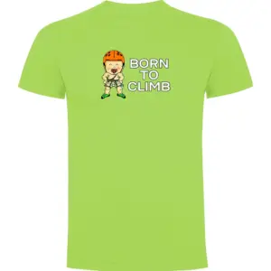 Kruskis Born To Climb T-shirt Met Korte Mouwen Groen