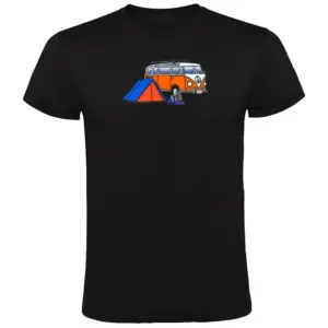 Kruskis Hippie Van Trek T-shirt Met Korte Mouwen Zwart
