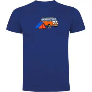 Kruskis Hippie Van Trek T-shirt Met Korte Mouwen Blauw