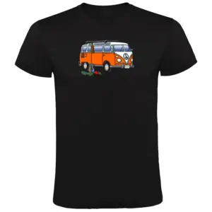 Kruskis Hippie Van Climbing T-shirt Met Korte Mouwen Zwart
