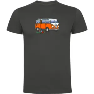 Kruskis Hippie Van Climbing T-shirt Met Korte Mouwen Grijs
