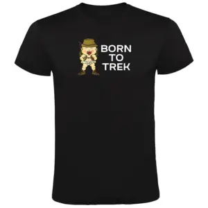 Kruskis Born To Trekk T-shirt Met Korte Mouwen Zwart
