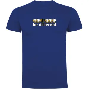 Kruskis Be Different Climb T-shirt Met Korte Mouwen Blauw