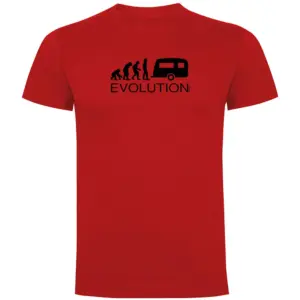 Kruskis Evolution Caravanning T-shirt Met Korte Mouwen Rood