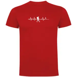 Kruskis Trekking Heartbeat T-shirt Met Korte Mouwen Rood