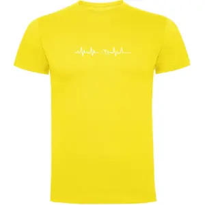 Kruskis Mountain Heartbeat T-shirt Met Korte Mouwen Geel