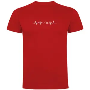 Kruskis Mountain Heartbeat T-shirt Met Korte Mouwen Rood