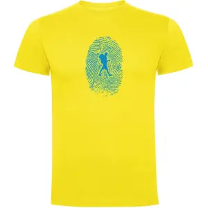 Kruskis Hiker Fingerprint T-shirt Met Korte Mouwen Geel