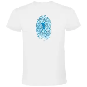 Kruskis Hiker Fingerprint T-shirt Met Korte Mouwen Wit