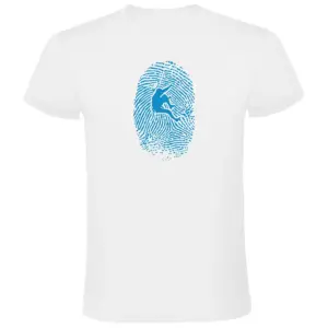 Kruskis Climber Fingerprint T-shirt Met Korte Mouwen Wit
