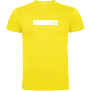 Kruskis Mountain Frame T-shirt Met Korte Mouwen Geel