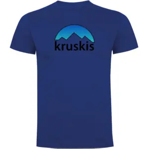 Kruskis Mountain Silhouette T-shirt Met Korte Mouwen Blauw