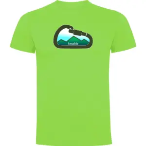 Kruskis Mountain Carabiner T-shirt Met Korte Mouwen Groen