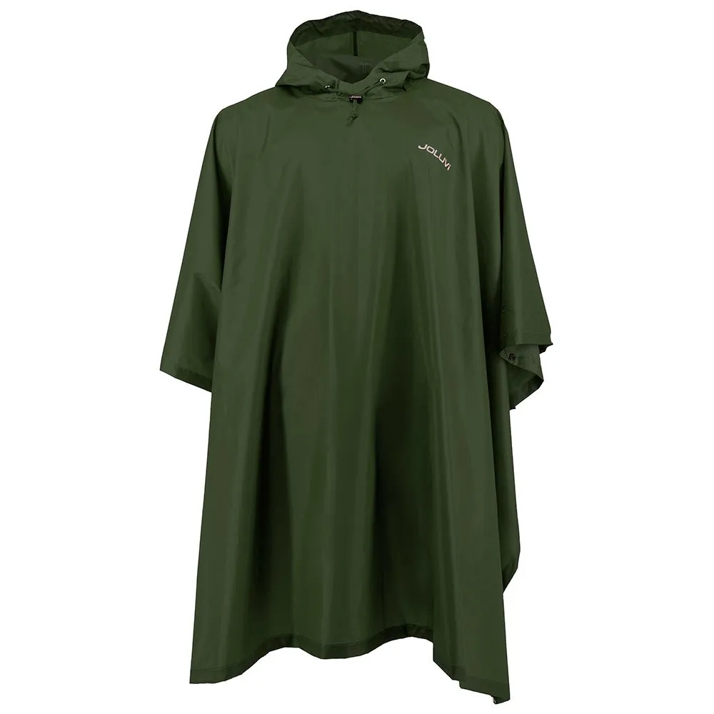 Joluvi Nylon Rip Poncho Groen