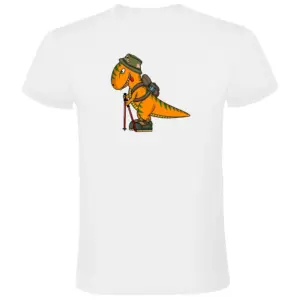 Kruskis Dino Trek T-shirt Met Korte Mouwen Wit