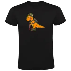 Kruskis Dino Trek T-shirt Met Korte Mouwen Zwart