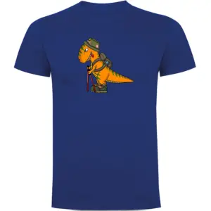 Kruskis Dino Trek T-shirt Met Korte Mouwen Blauw