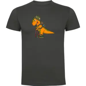Kruskis Dino Trek T-shirt Met Korte Mouwen Grijs