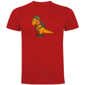 Kruskis Dino Trek T-shirt Met Korte Mouwen Rood