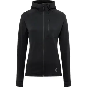 Diamond Coefficient Fleece Met Kap Zwart