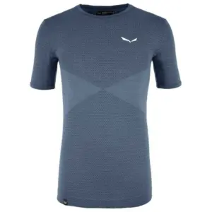 Salewa Zebru Responsive T-shirt Met Korte Mouwen Denim