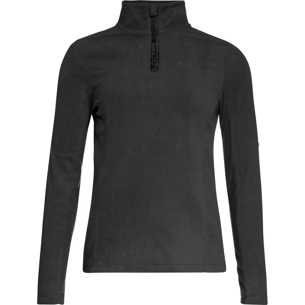 Protest Mutez Fleece Zwart