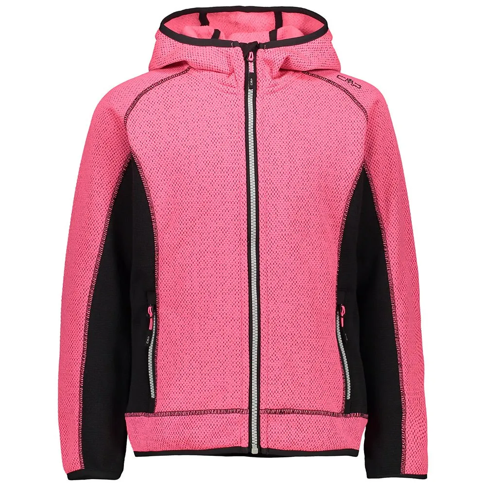 Cmp 30h1585 G Fix Hood Softshelljack Roze