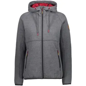 Cmp 30m1776 Fleece Met Volledige Rits Antracite Melange