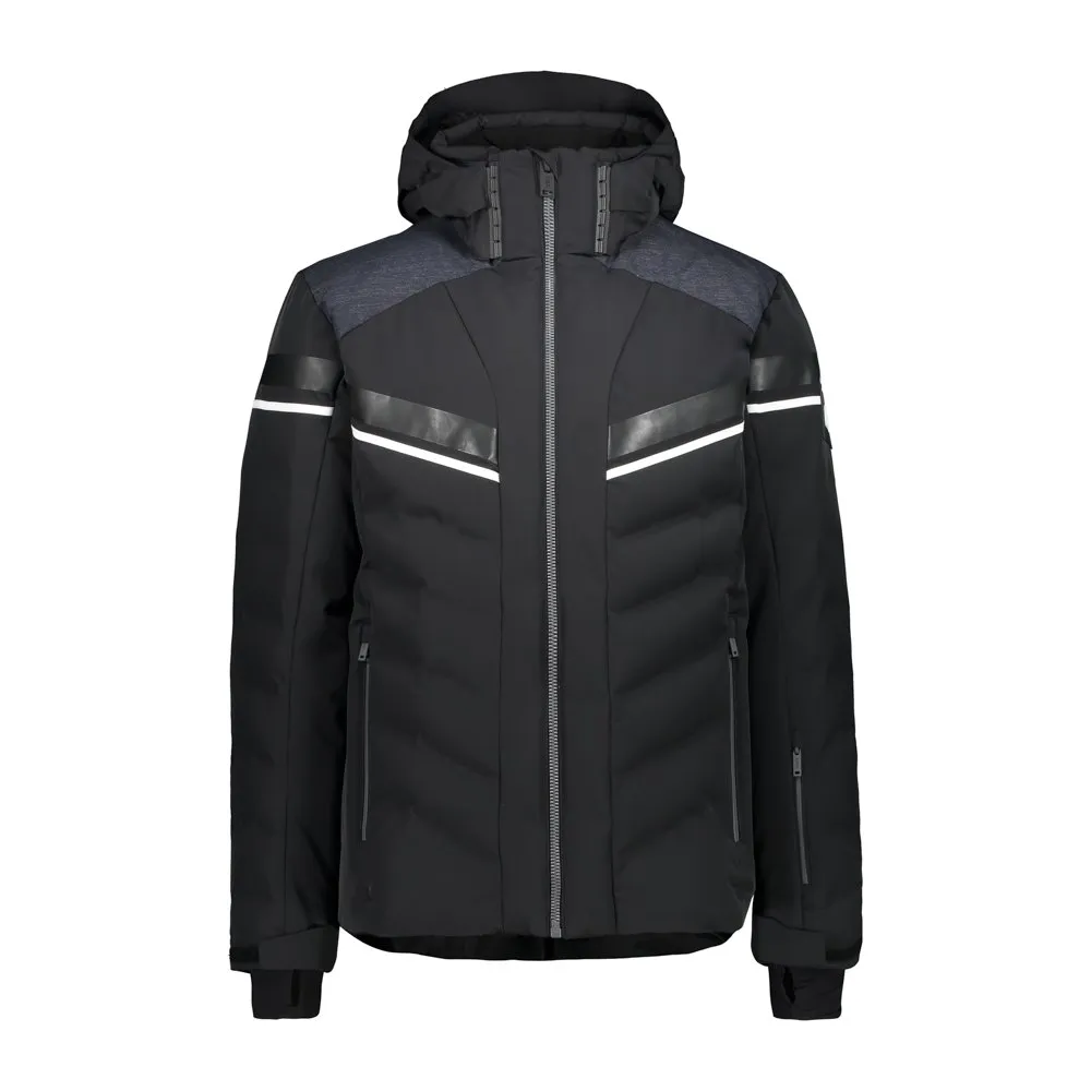 Cmp Zip Hood 30w0337 Jas Zwart