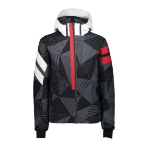 Cmp Zip Hood 30w0467 Jas Zwart