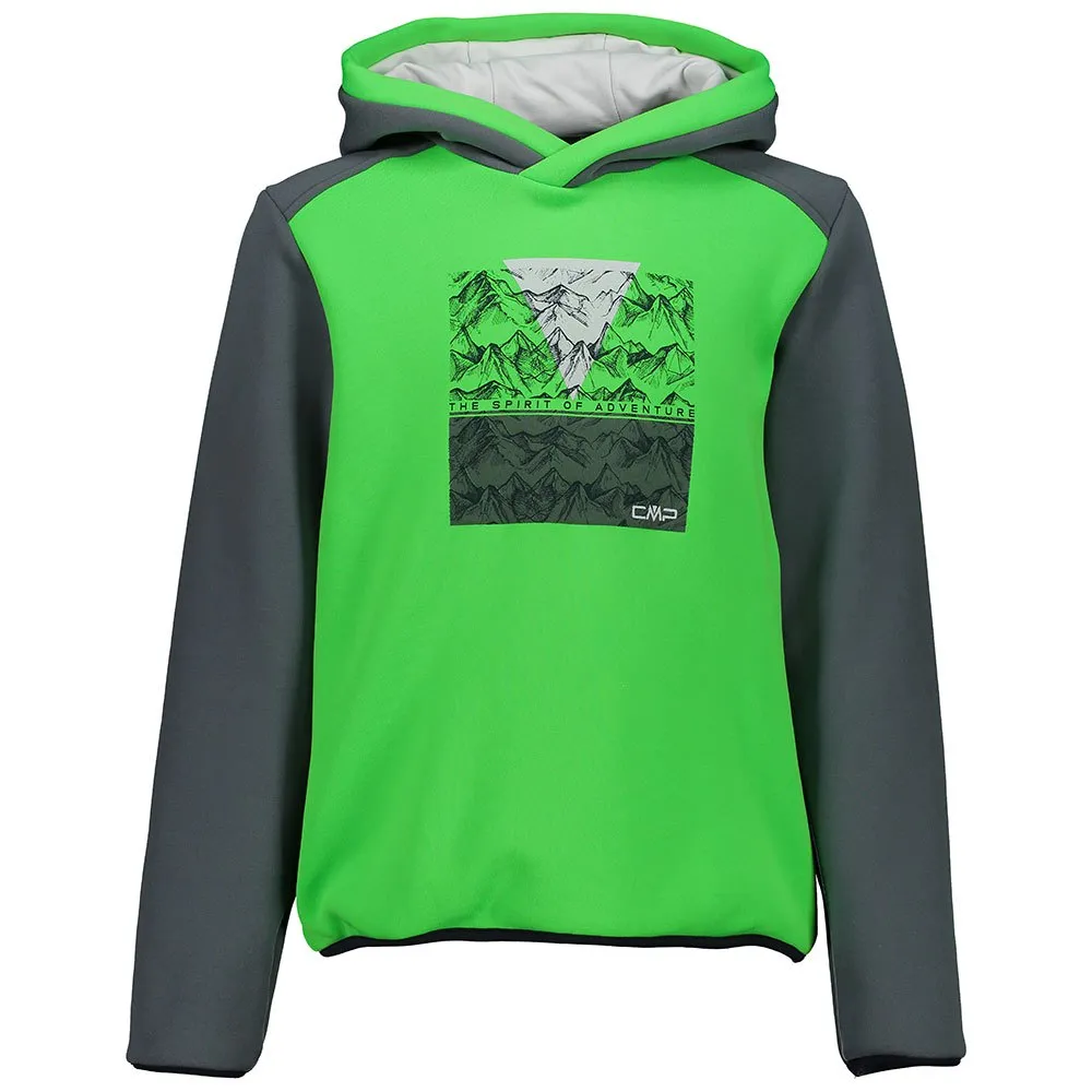 Cmp Fixed 30e2334 Hoodie Verde Fluo