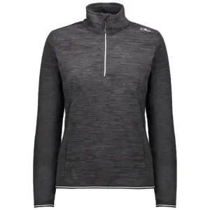 Cmp 30g0496 Fleece Met Halve Rits Zwart