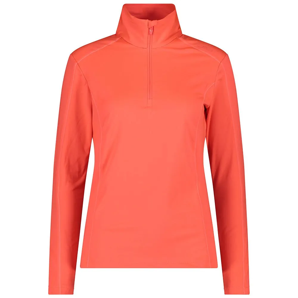 Cmp 30l1086 Fleece Met Halve Rits Rood